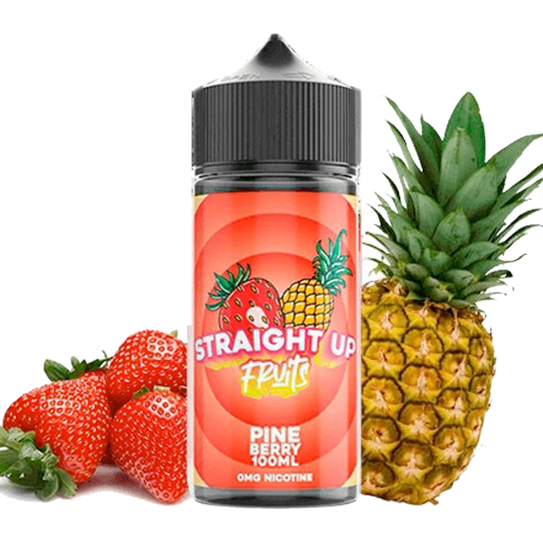 Straight up Pineberry 120ml  E-liquide premium  xvape.ma Maroc.
