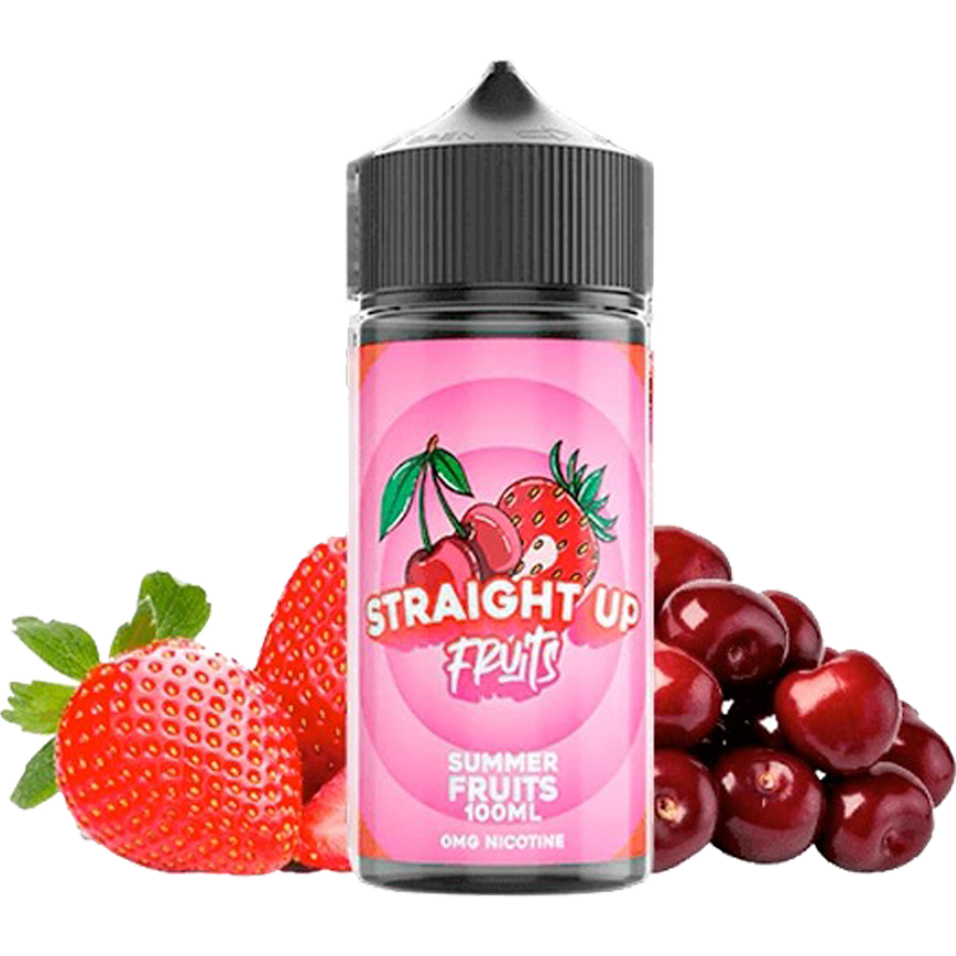 Straight up Summer fruits 120ml  E-liquide premium  xvape.ma Maroc.