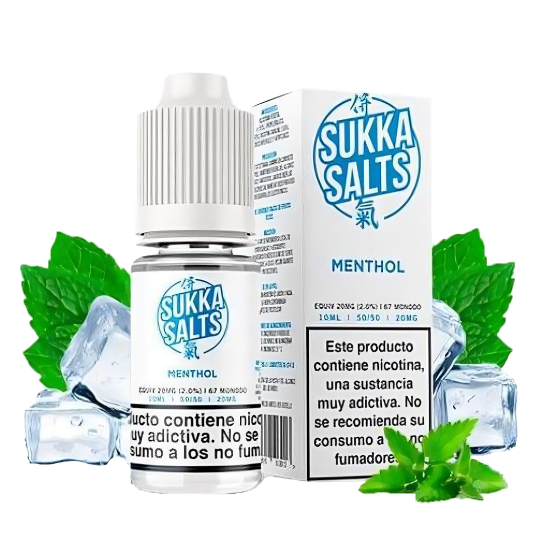 Sukka salt menthol 10ml  Salt Nicotine  xvape.ma Maroc.