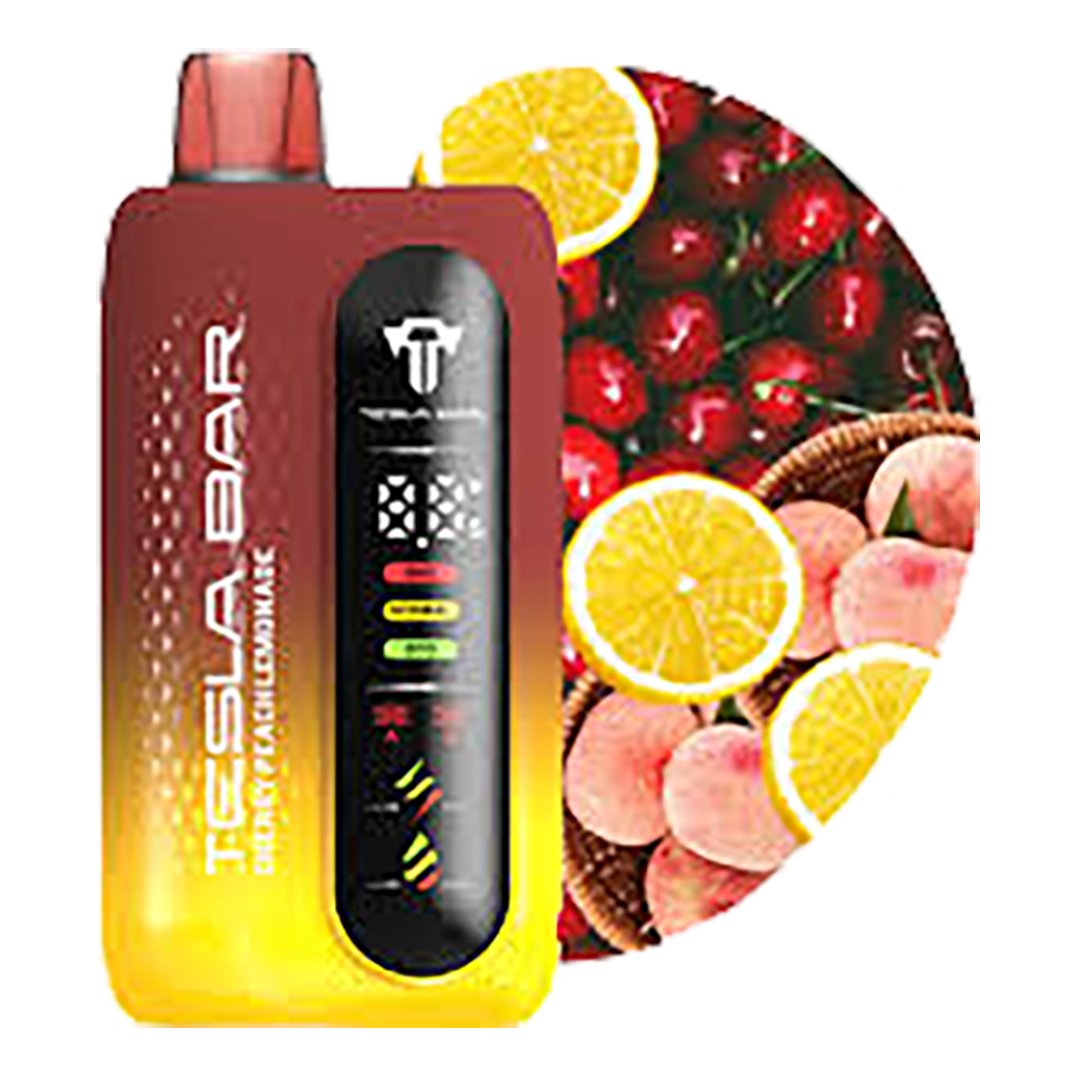 Tesla Bar 23K – Cherry Peach Lemonade - 5%