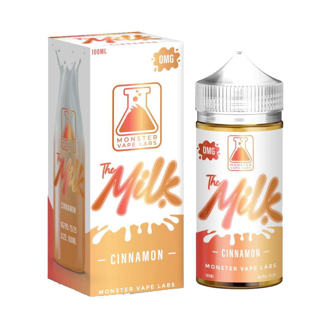 The MILK Cinnamon - By Monster 120 ML  E-liquide premium  xvape.ma Maroc.
