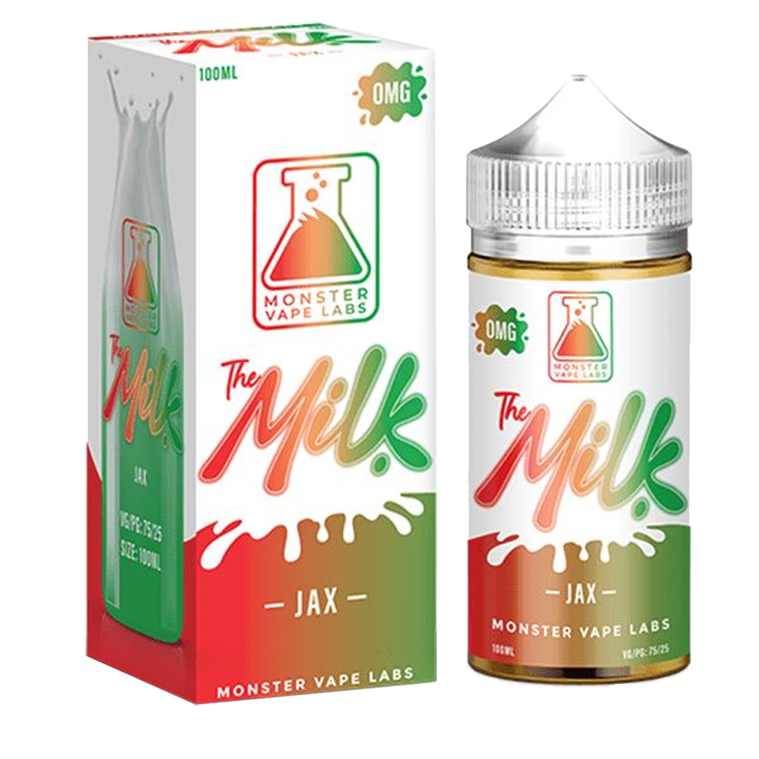 The MILK JAX - By Monster 120 ML  E-liquide premium  xvape.ma Maroc.
