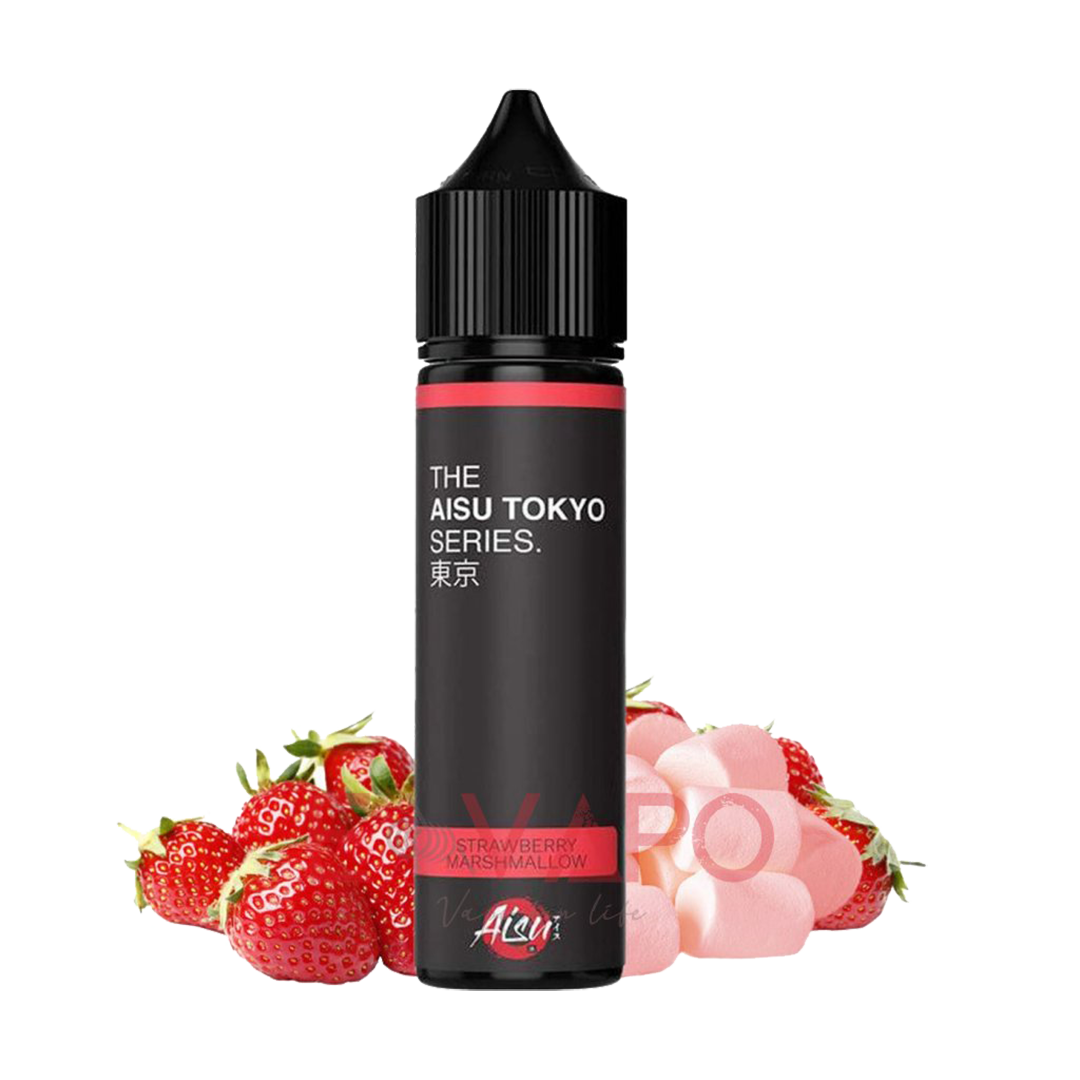 The aisu tokyo strawberry marshmallow 60ml  E-liquide premium  xvape.ma Maroc.