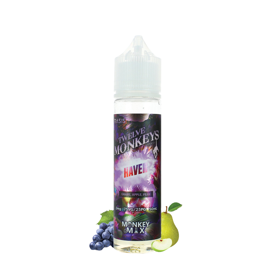 Twelve Monkeys Haven 60ml  E-liquide premium  xvape.ma Maroc.
