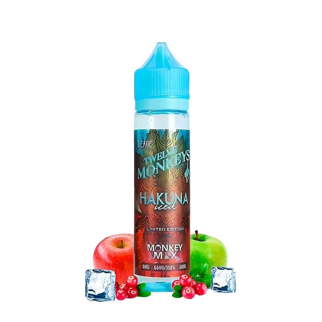 Twelve Monkeys Hakuna Iced 60 ml  E-liquide premium  xvape.ma Maroc.