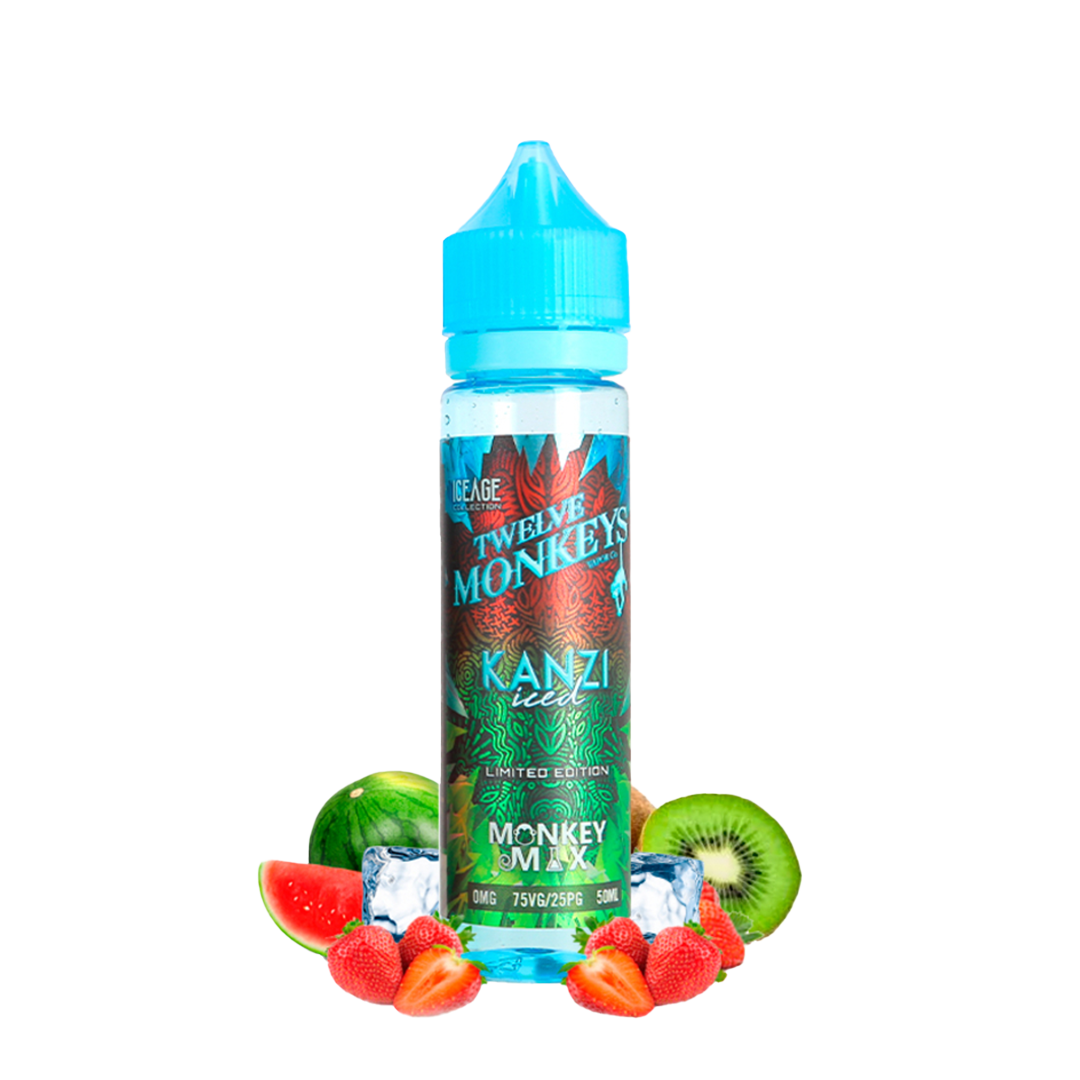 Twelve Monkeys Ice Age Kanzi Ice 60ml  E-liquide premium  xvape.ma Maroc.
