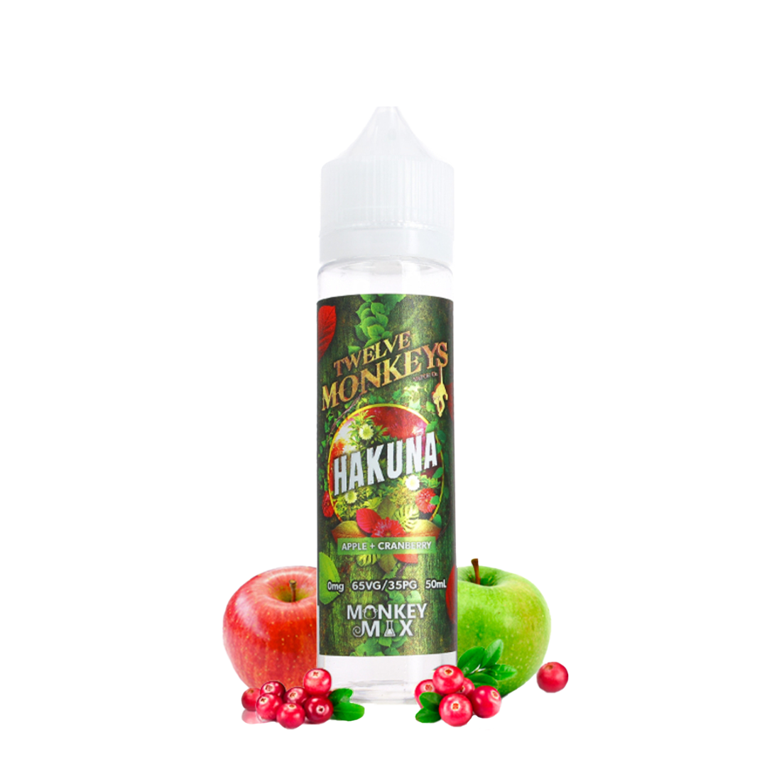 Twelve Monkeys Hakuna Monkey Mix 60 ml  E-liquide premium  xvape.ma Maroc.