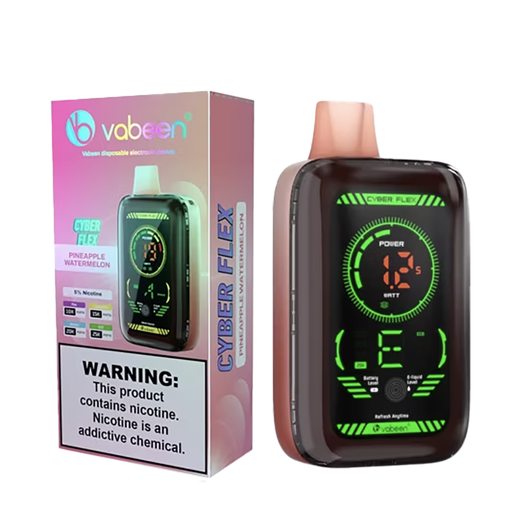 VABEEN Cyber Flex 25k Pineapple Watermelon - 5%  Jetable  xvape.ma Maroc.