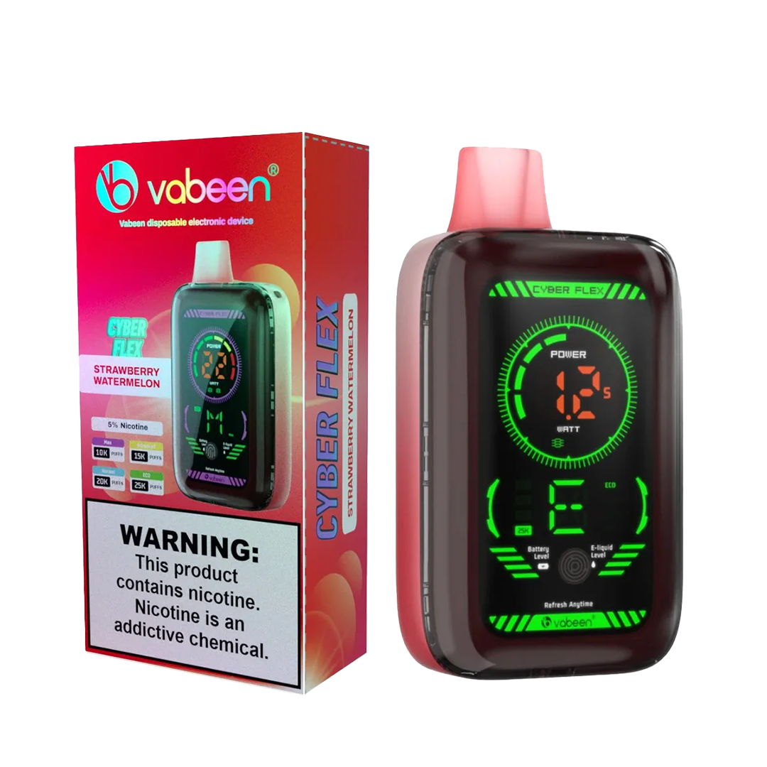 VABEEN Cyber Flex 25k Strawberry Watermelon 5%  Jetable  xvape.ma Maroc.