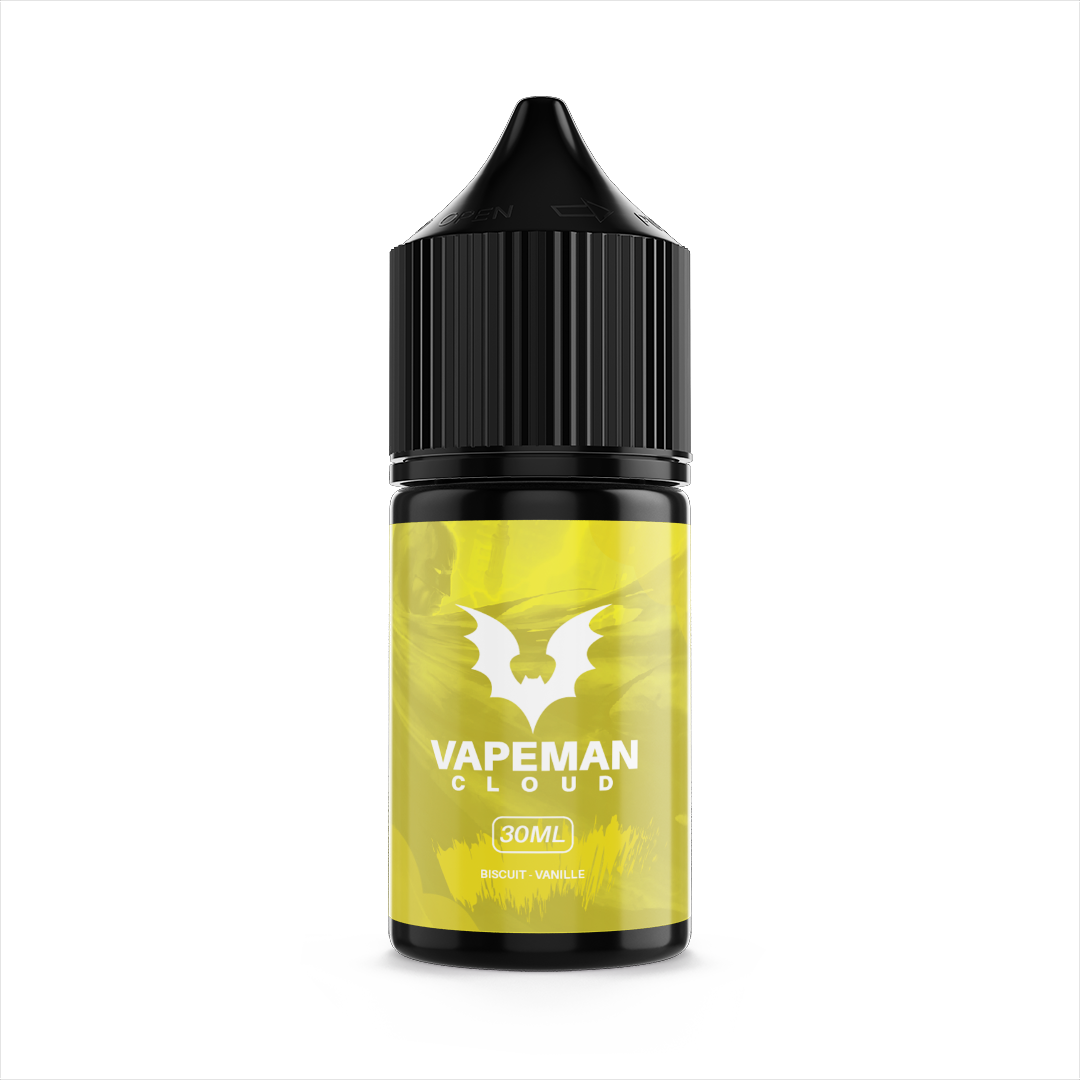 Vapemane Biscuit Vanille 30ml  E-liquide premium  xvape.ma Maroc.