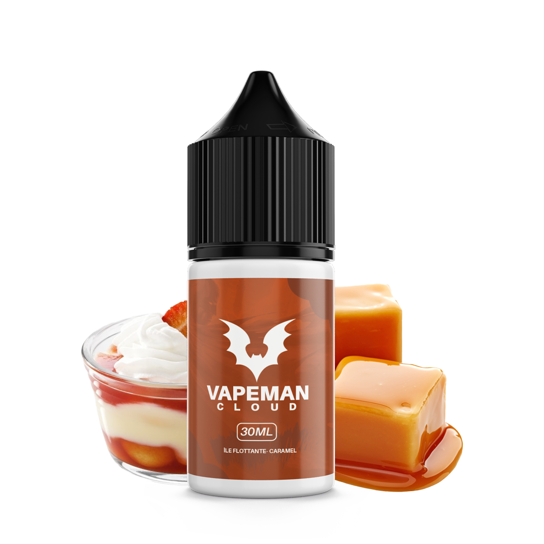 Vapemane Caramel Ile Flottante 30ml  E-liquide premium  xvape.ma Maroc.