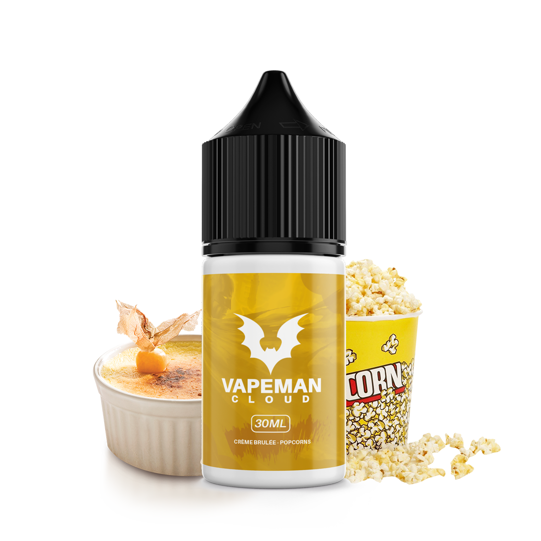 Vapemane Popcorn 30ml  E-liquide premium  xvape.ma Maroc.