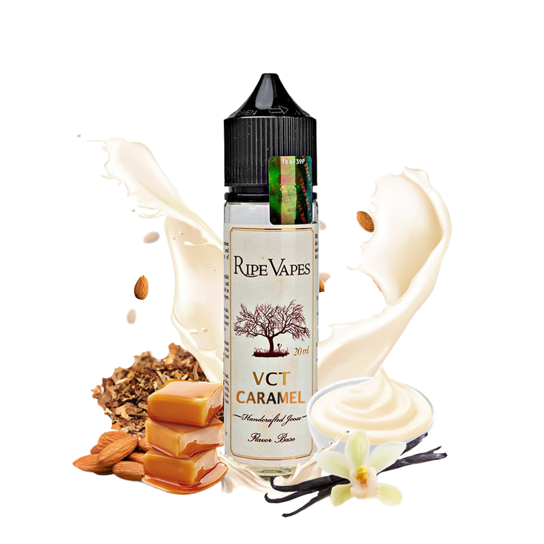 Ripe Vapes VCT Caramel 60ml  E-liquide premium  xvape.ma Maroc.