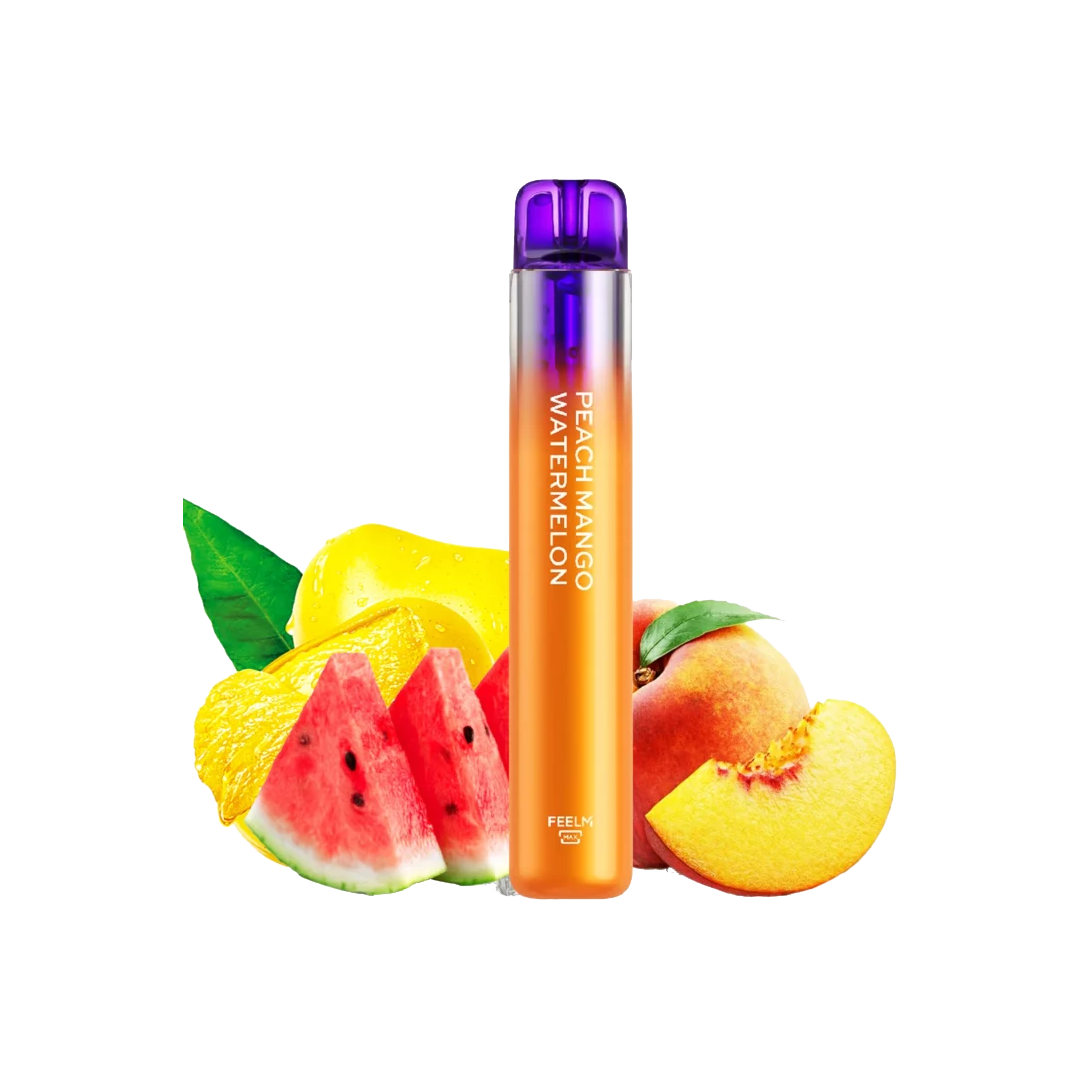 VOZOL Neon 800 - Peach Mango Watermelon  Jetable  xvape.ma Maroc.