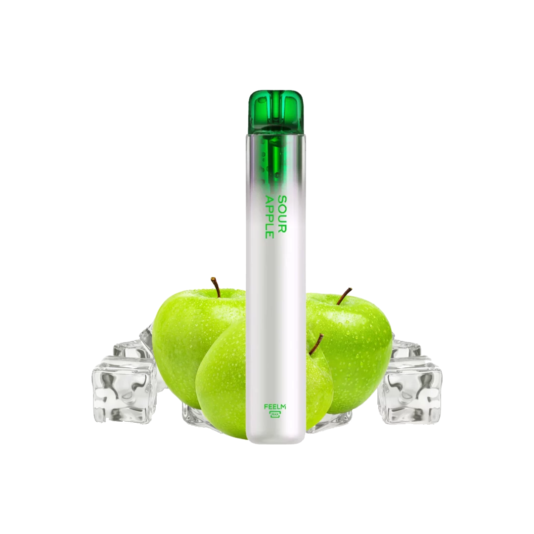 VOZOL Neon 800 - Sour Apple  Jetable  xvape.ma Maroc.