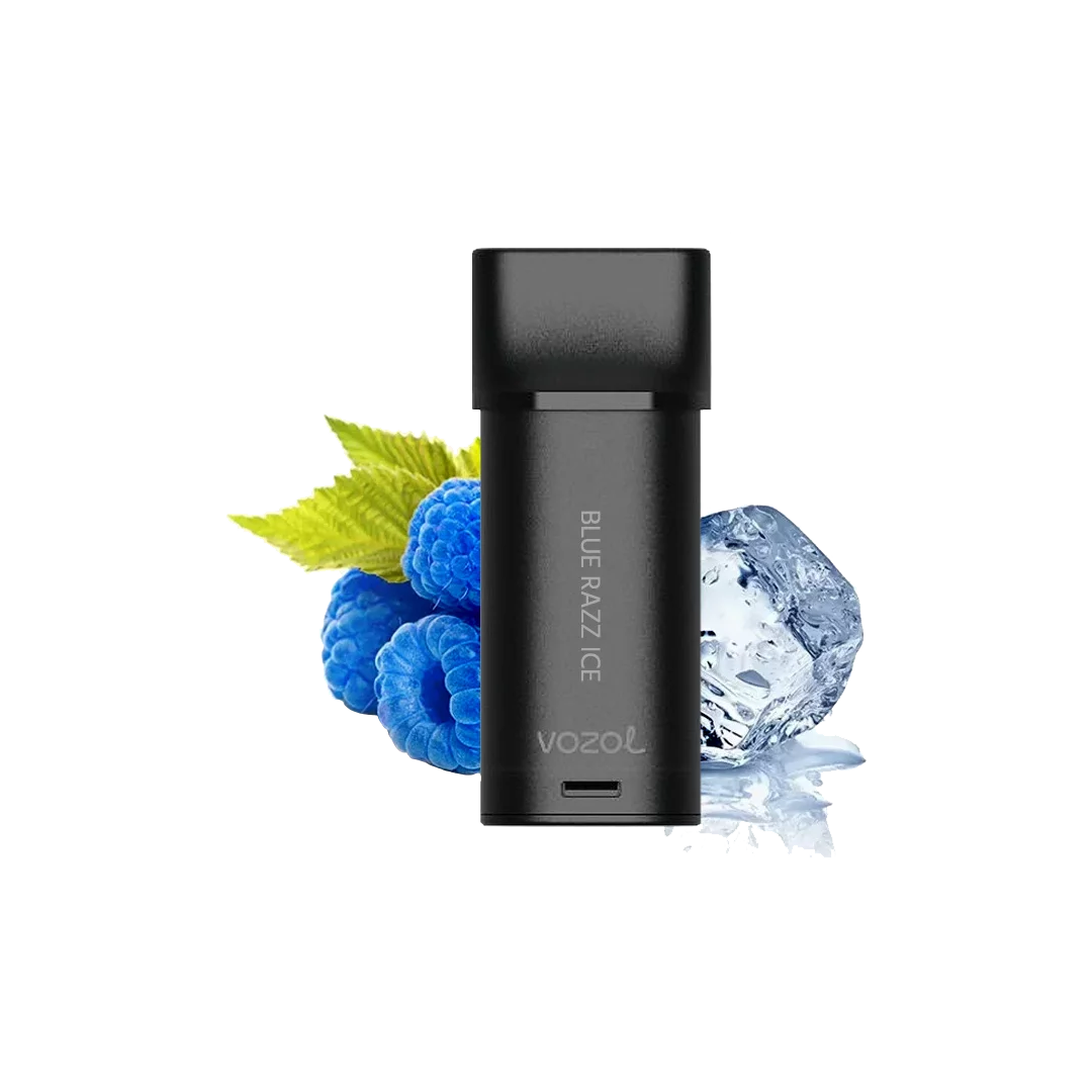 VOZOL Switch 700 Pod - Blue Razz Ice  Cartouches Pré-Remplies  xvape.ma Maroc.