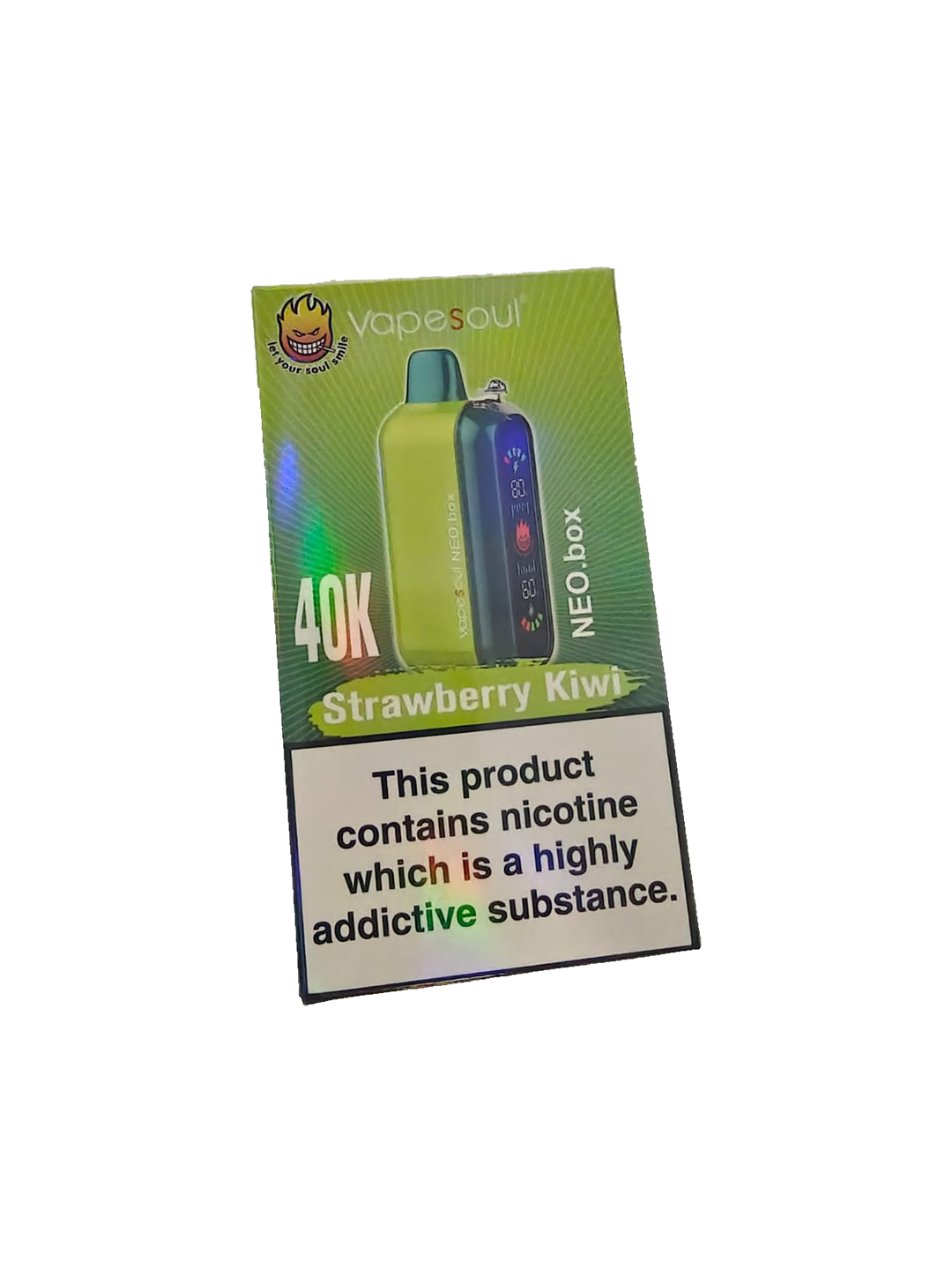 Vapesoul Neo Box 40k Puffs - Strawberry Kiwi - 5%