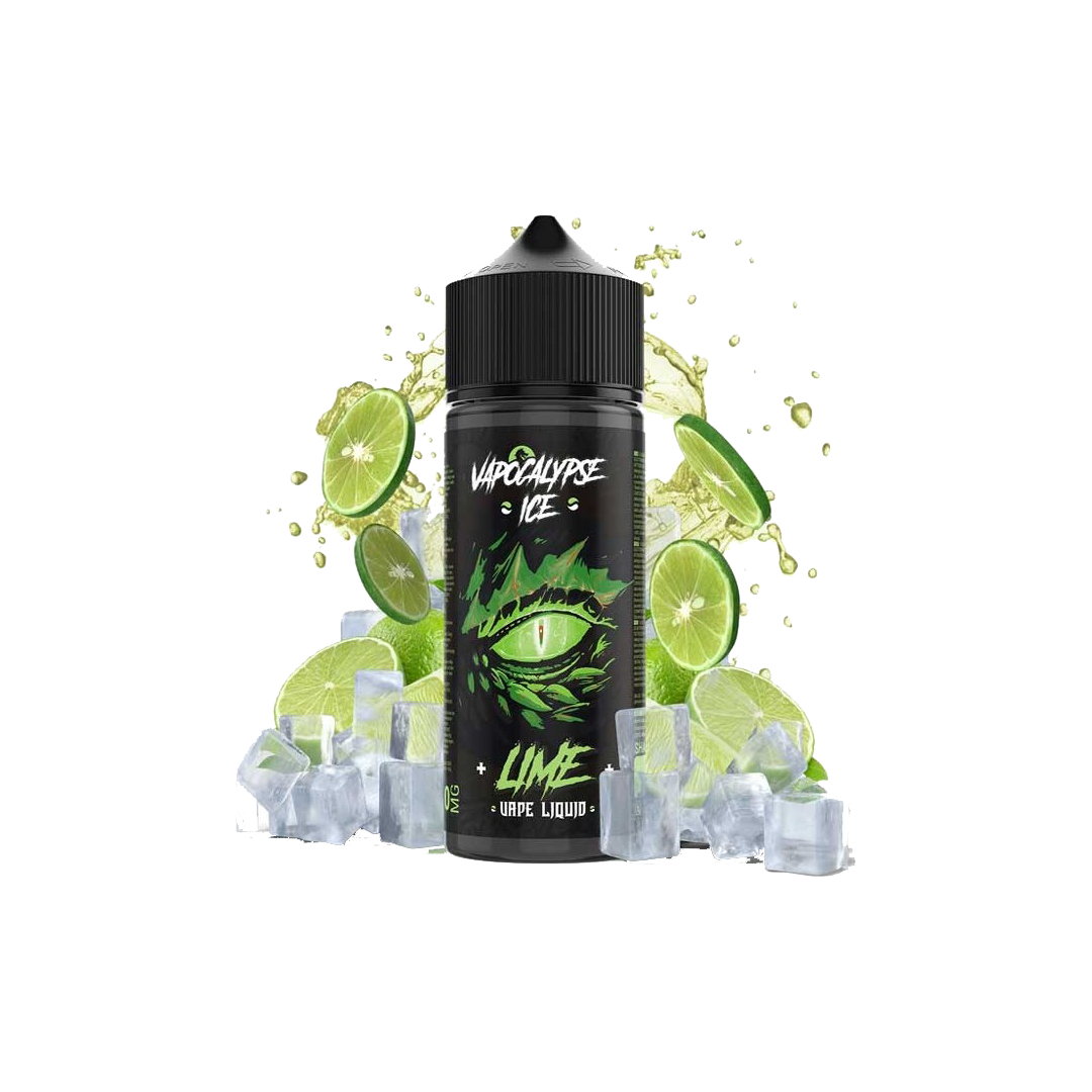 Vapocalypse Lime Ice 60ML  E-liquide premium  xvape.ma Maroc.