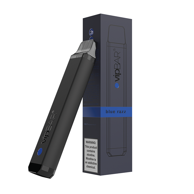 VipBAR - Blue Razz - 2000 Taffs  Jetable  xvape.ma Maroc.