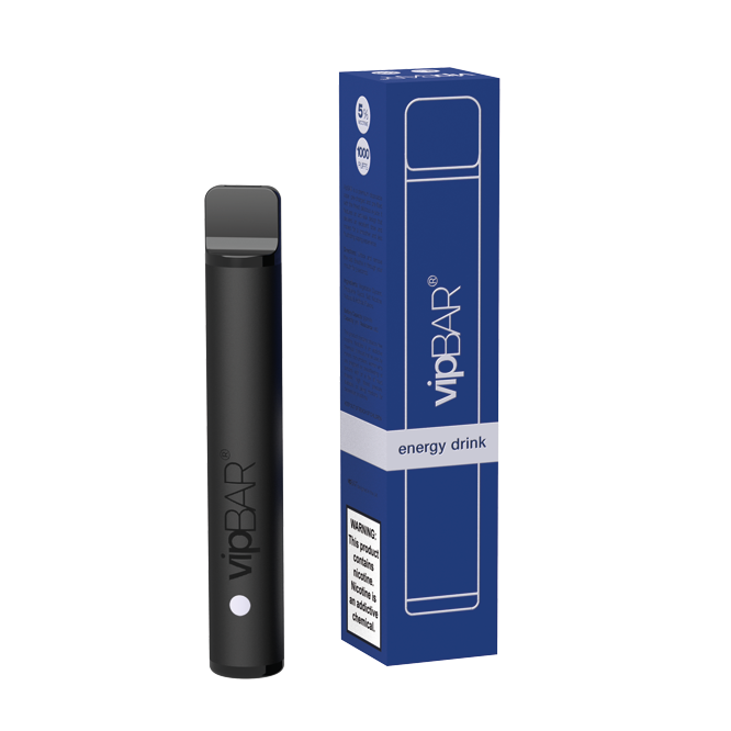 VipBAR - Energy Drink 5 % - 1000 Taffs  Jetable  xvape.ma Maroc.