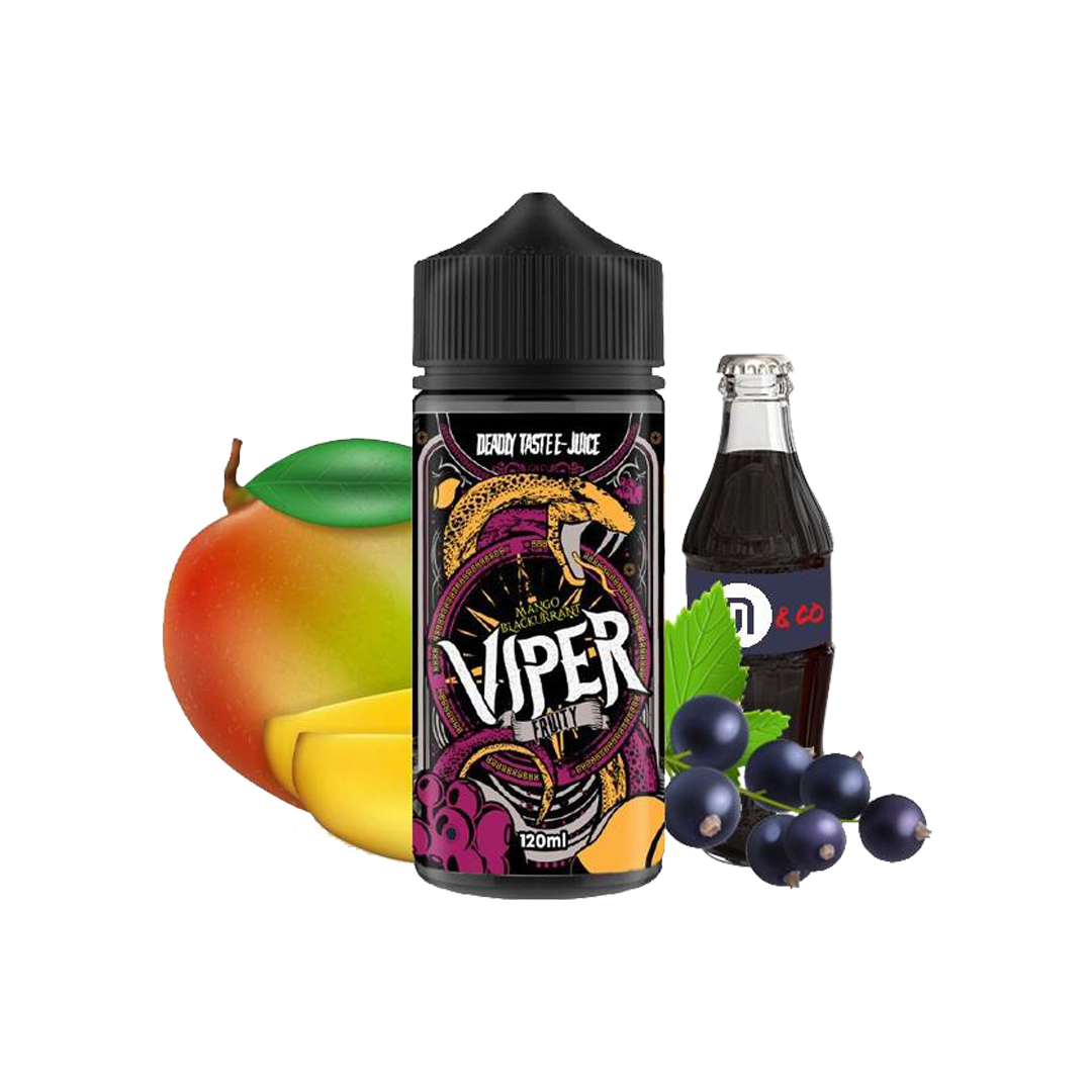 Viper Fruity mango blackurrant 120 ml  E-liquide premium  xvape.ma Maroc.