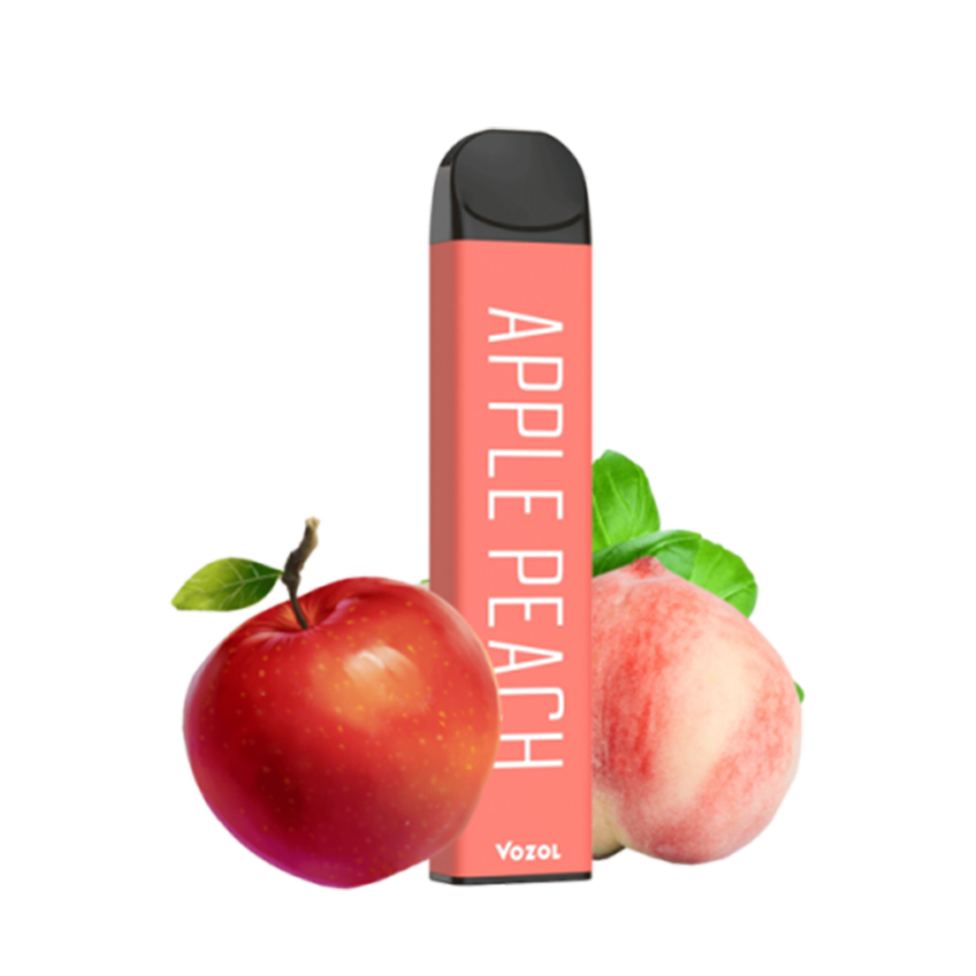 Vozol 1200 Apple Peach Jetable xvape.ma Maroc.