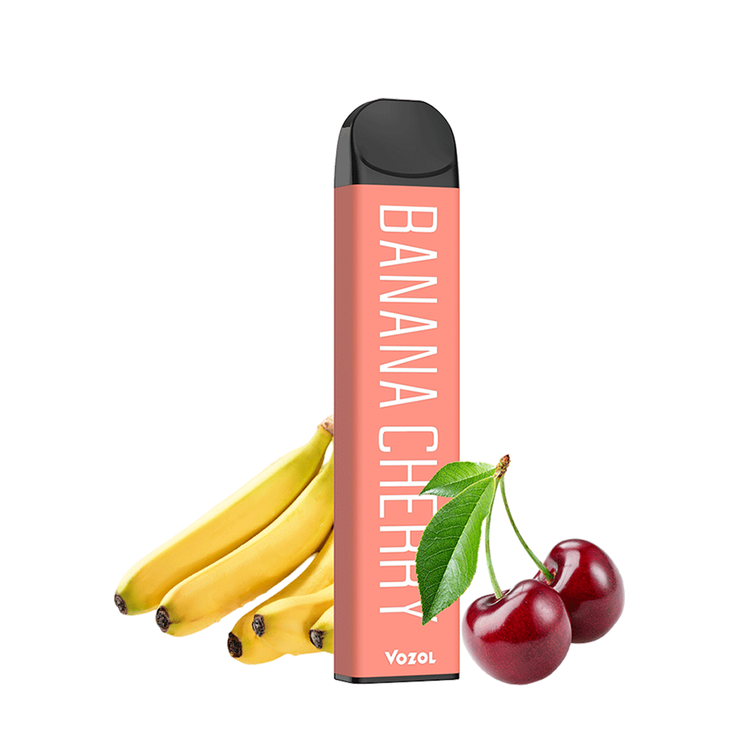 Vozol 1200 BANANA CHERY Jetable xvape.ma Maroc.