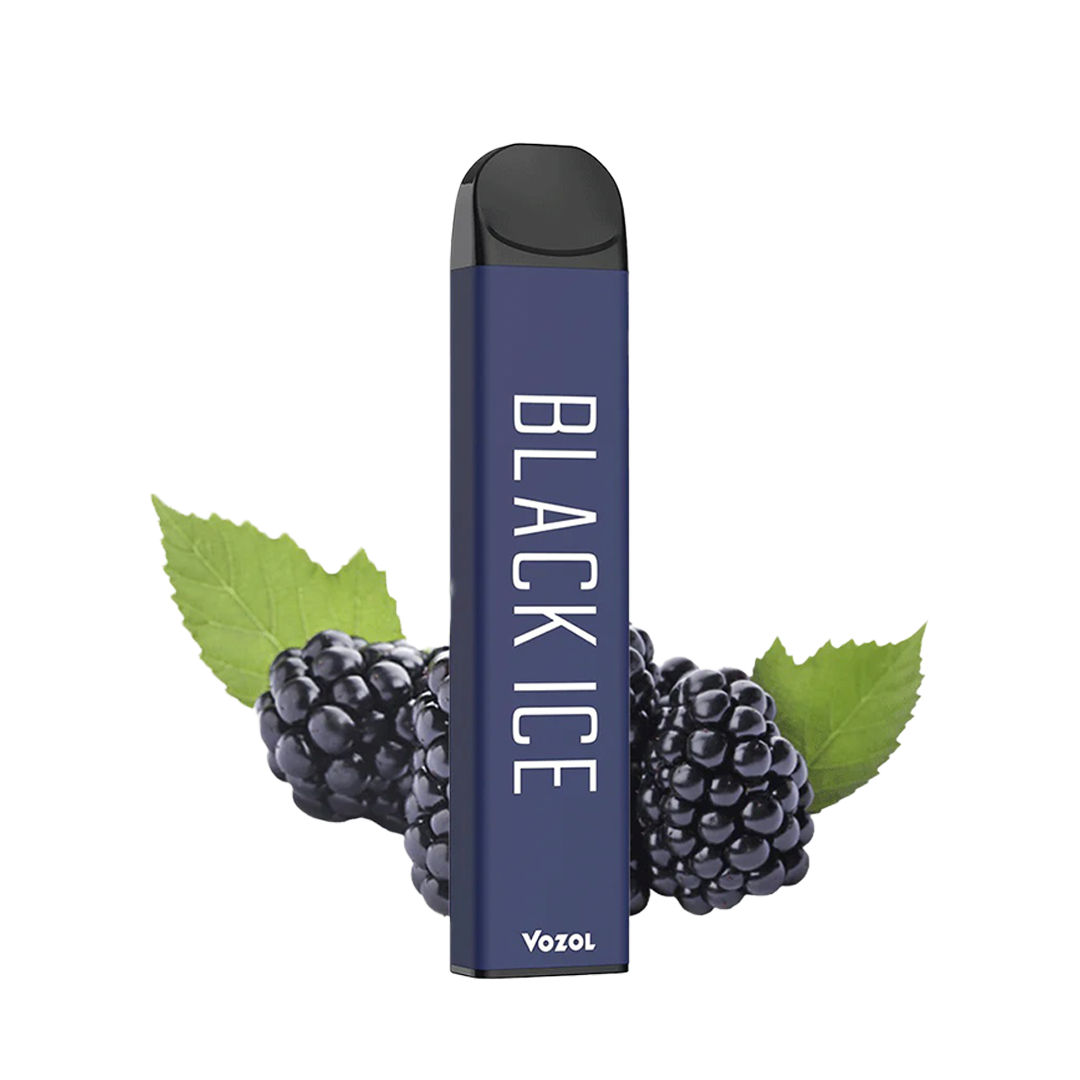 Vozol 1200 BLACK ICE Jetable xvape.ma Maroc.