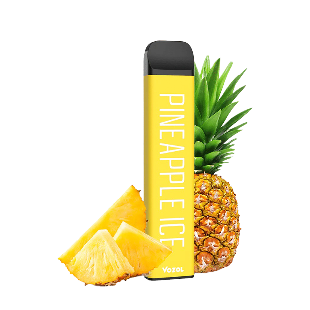 Vozol 1200 PINEAPPLE ICE Jetable xvape.ma Maroc.