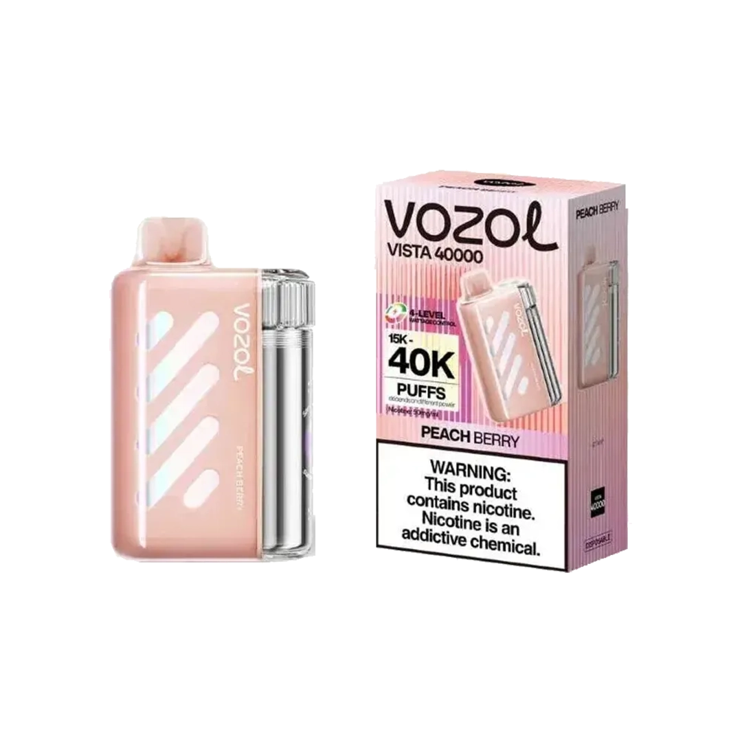 Vozol Vista 40K Puffs - Peach Berry - 5%