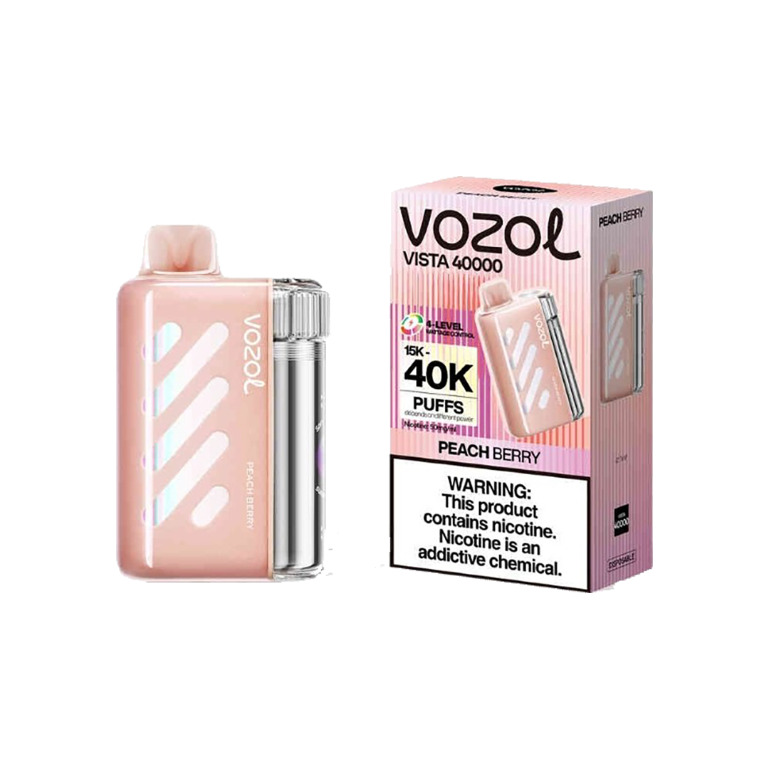 Vozol Vista 40K Puffs - Peach Ice - 5%