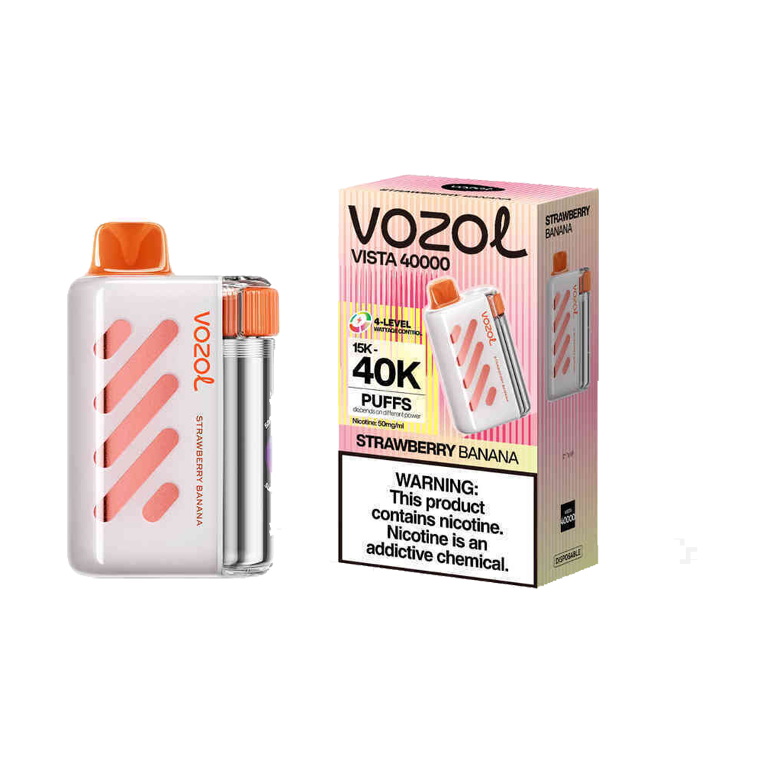 Vozol Vista 40K Puffs - Strawberry Banana - 5%