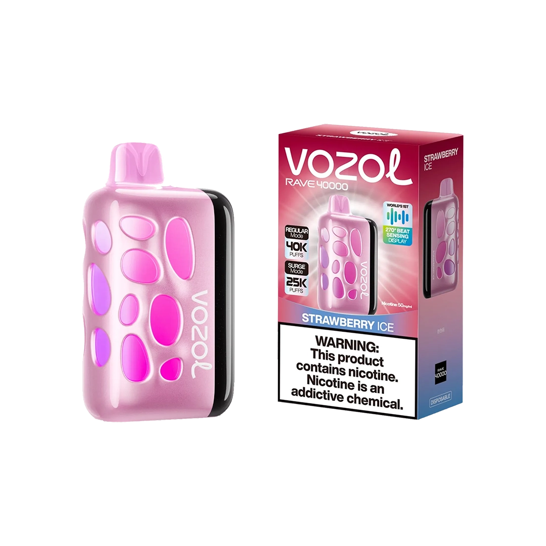 Vozol Vista 40K Puffs - Strawberry Ice - 5%
