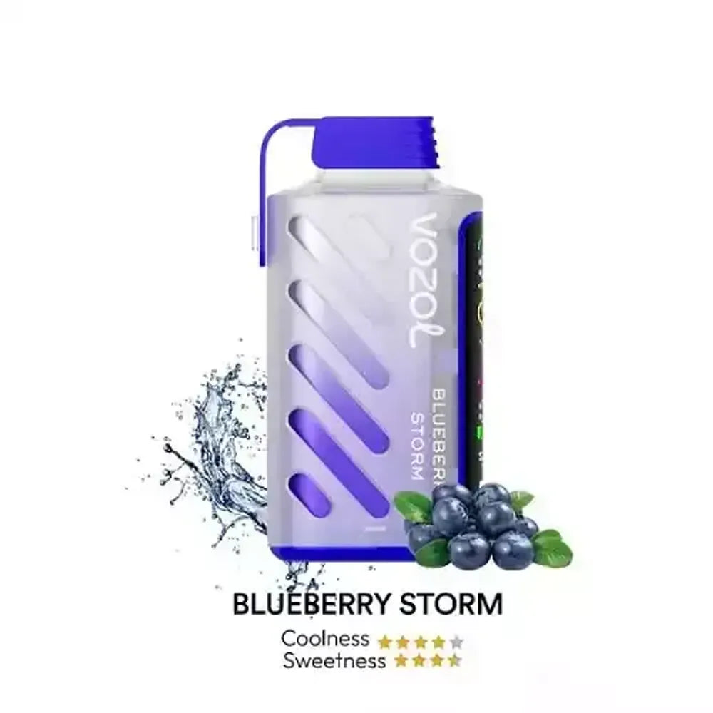 Vozol Gear 20000 Puffs - BlueBerry Storm -  5%  Jetable  xvape.ma Maroc.