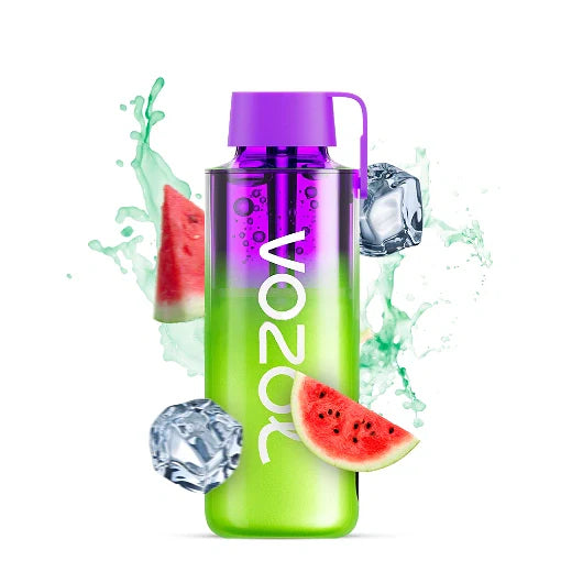 Vozol Neon 10000 Puffs - Watermelon Ice -  5%  Jetable  xvape.ma Maroc.