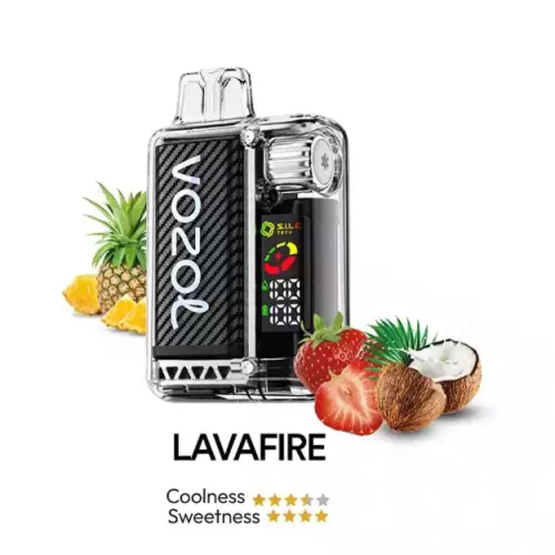 Vozol Vista 16000 Puffs - LavaFire - 5%  Jetable  xvape.ma Maroc.