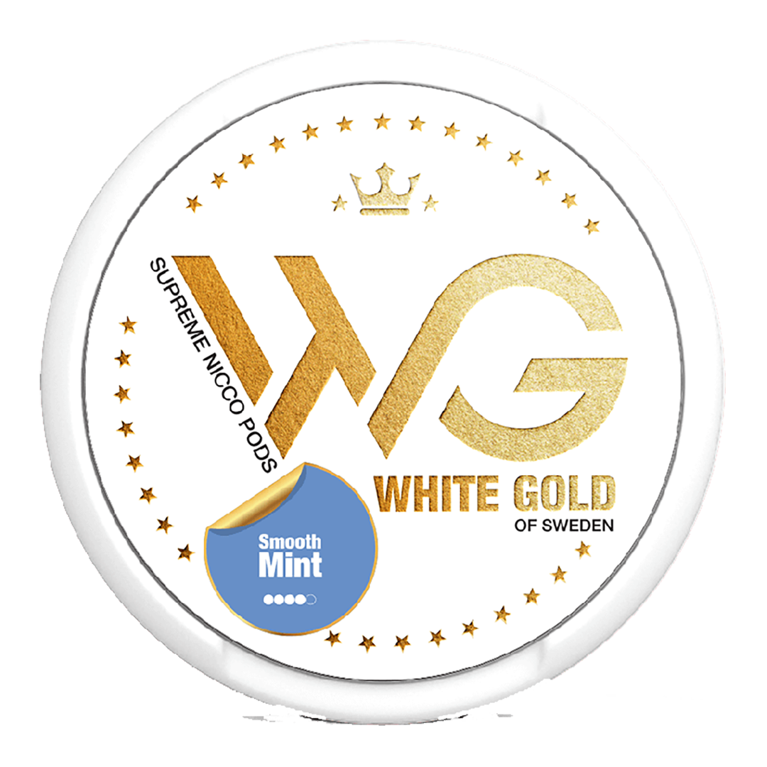WHITE GOLD Snus - Smooth Mint Strong - 6 mg/pouch