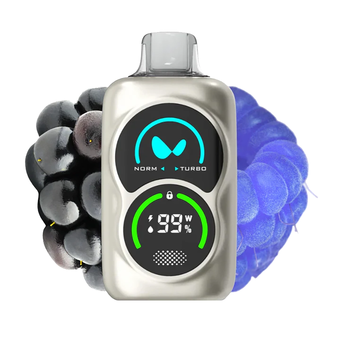 Waka - PA25000 Duo - Blue Razz Blackberry - 5% Jetable xvape.ma Maroc.