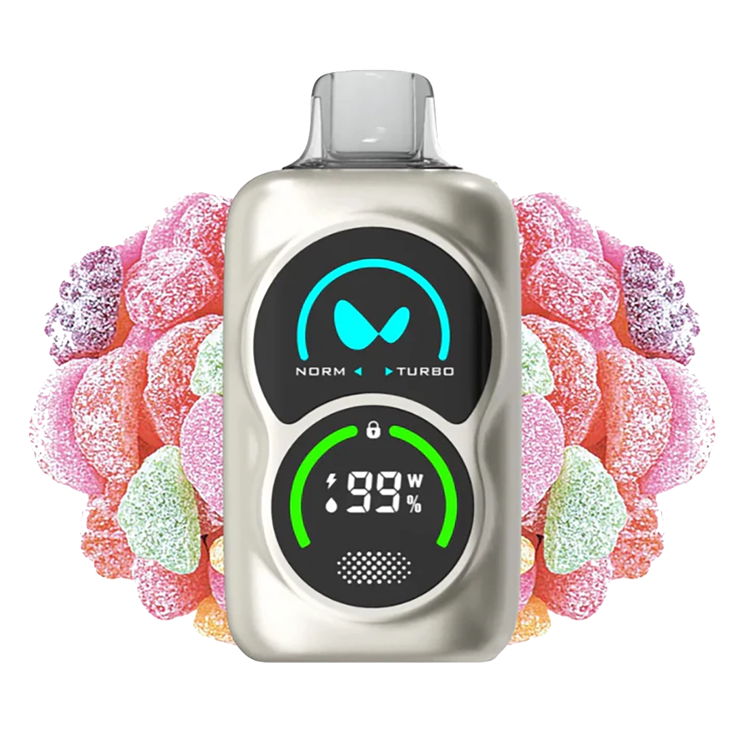 Waka - PA25000 Duo - Sour Fruit Gummy - 5%  Jetable  xvape.ma Maroc.