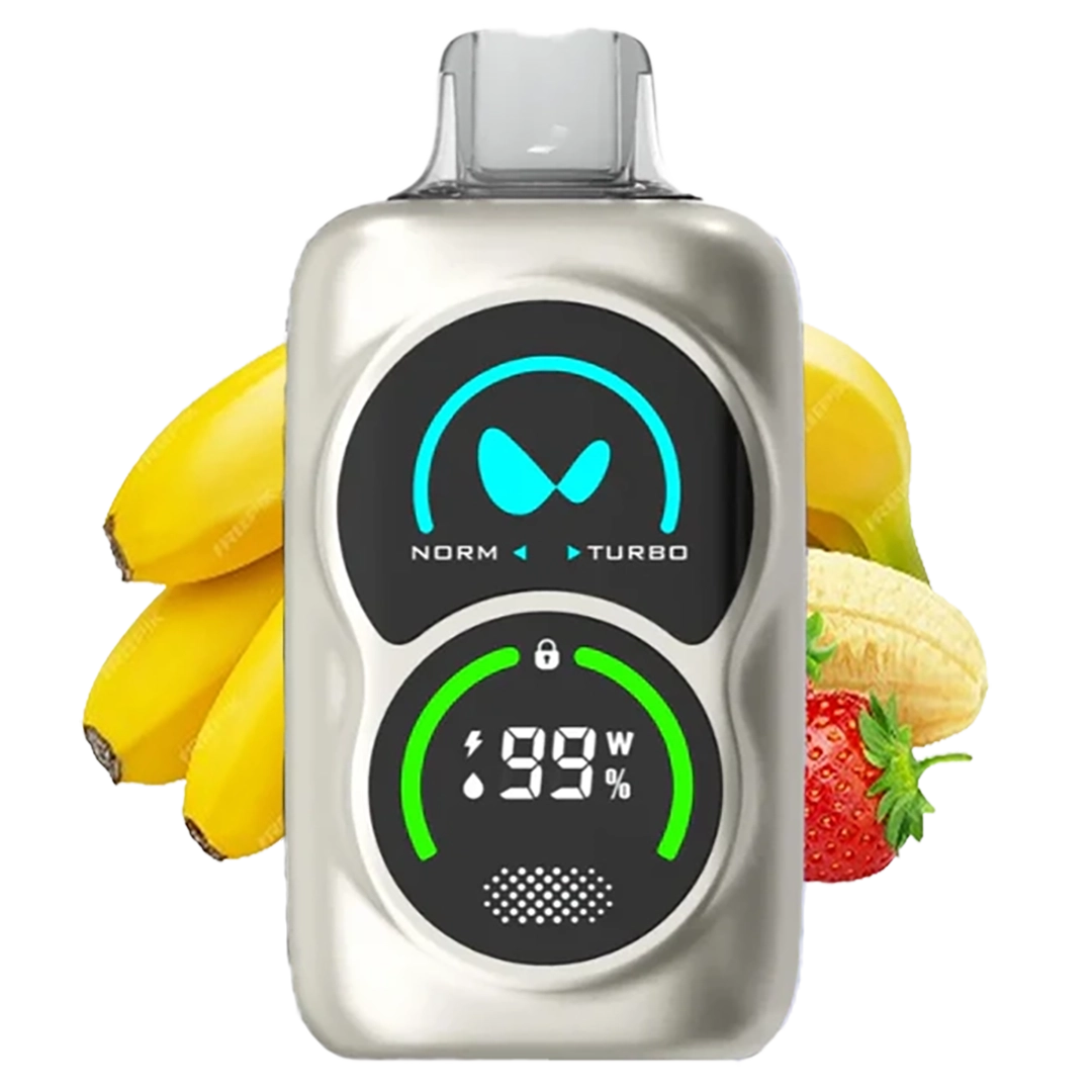 Waka - PA25000 Duo - Strawberry Banana - 5%  Jetable  xvape.ma Maroc.