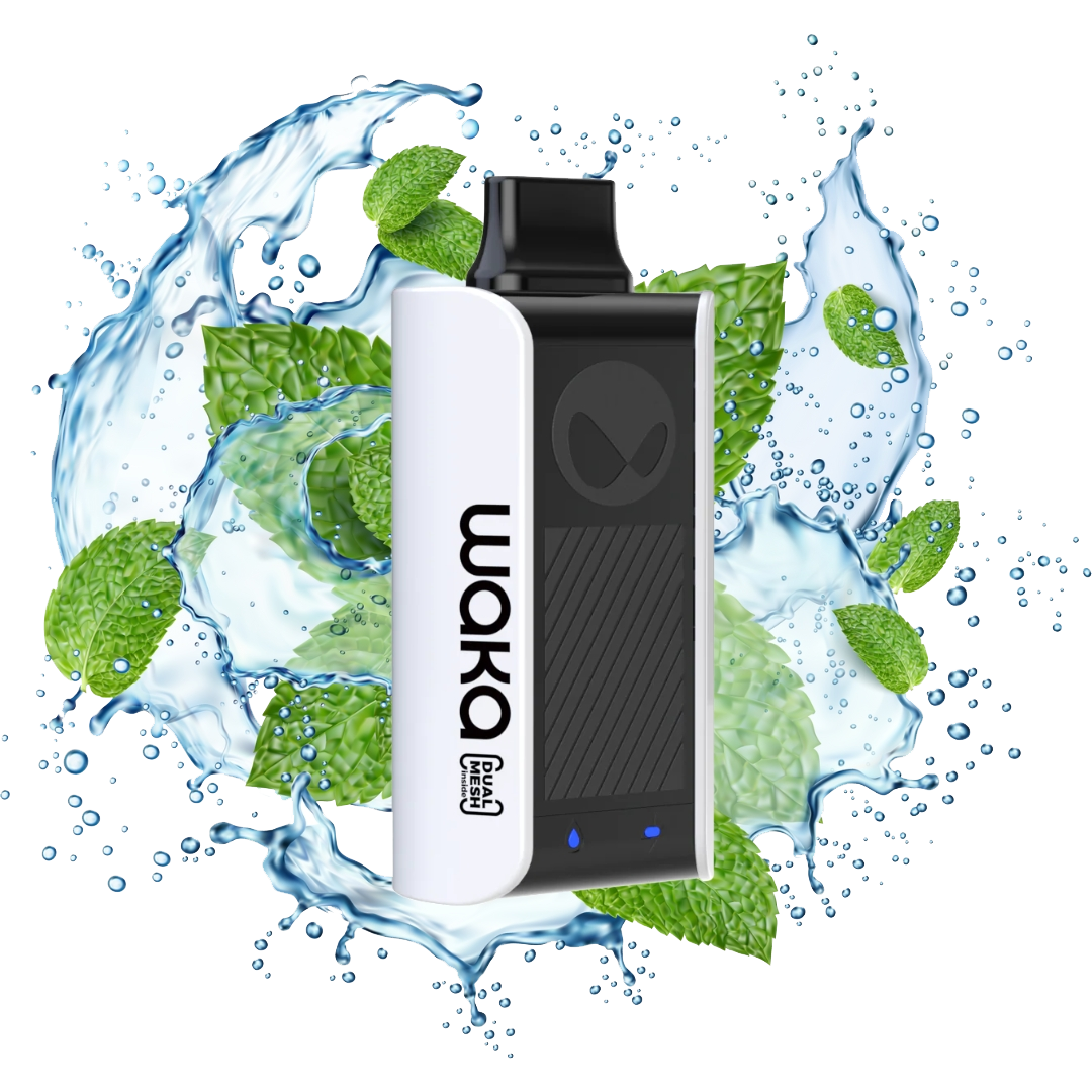 Waka - soPro 18000 - Fresh Mint 5%  Jetable  xvape.ma Maroc.