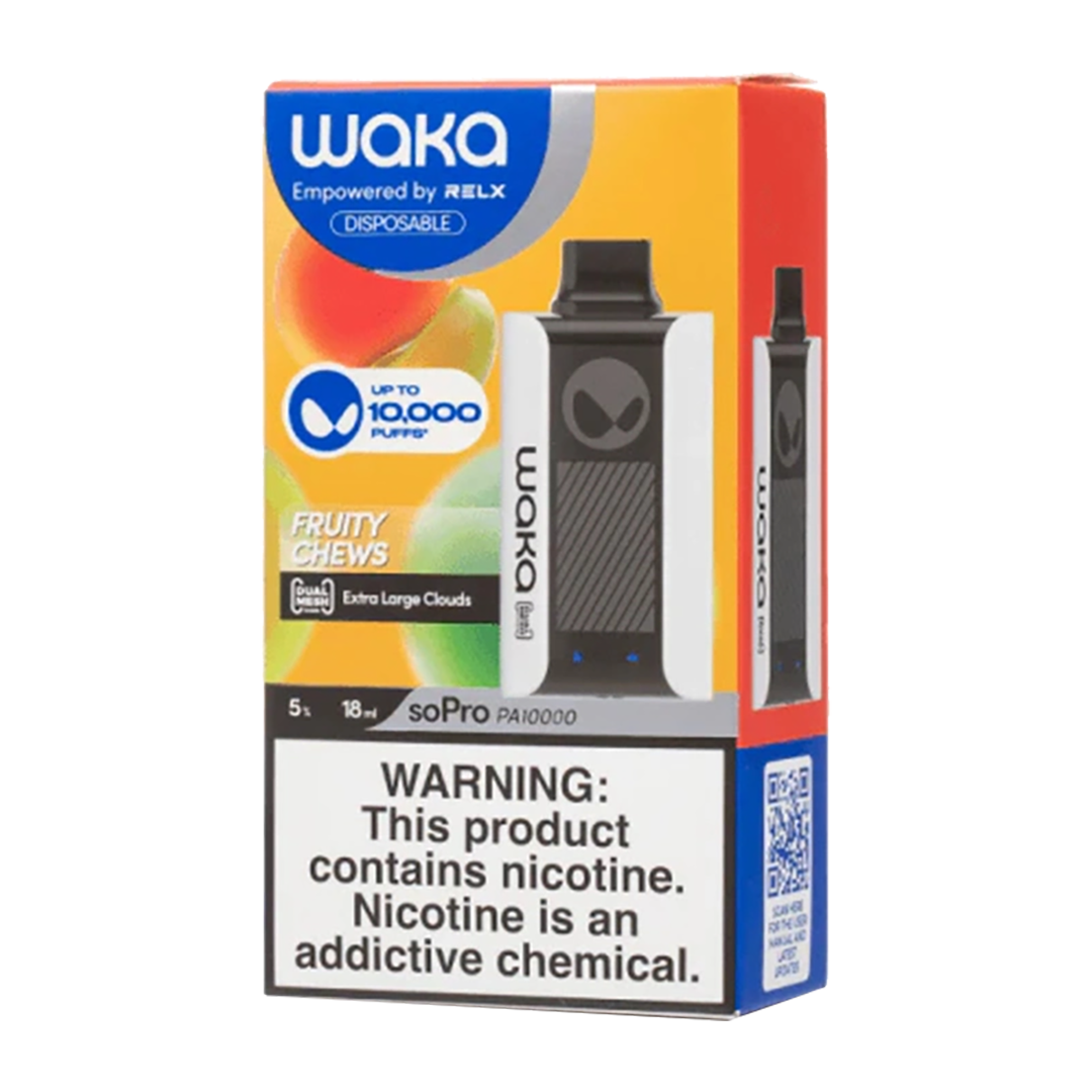 Waka 10K - Fruity Chews 5% Jetable xvape.ma Maroc.