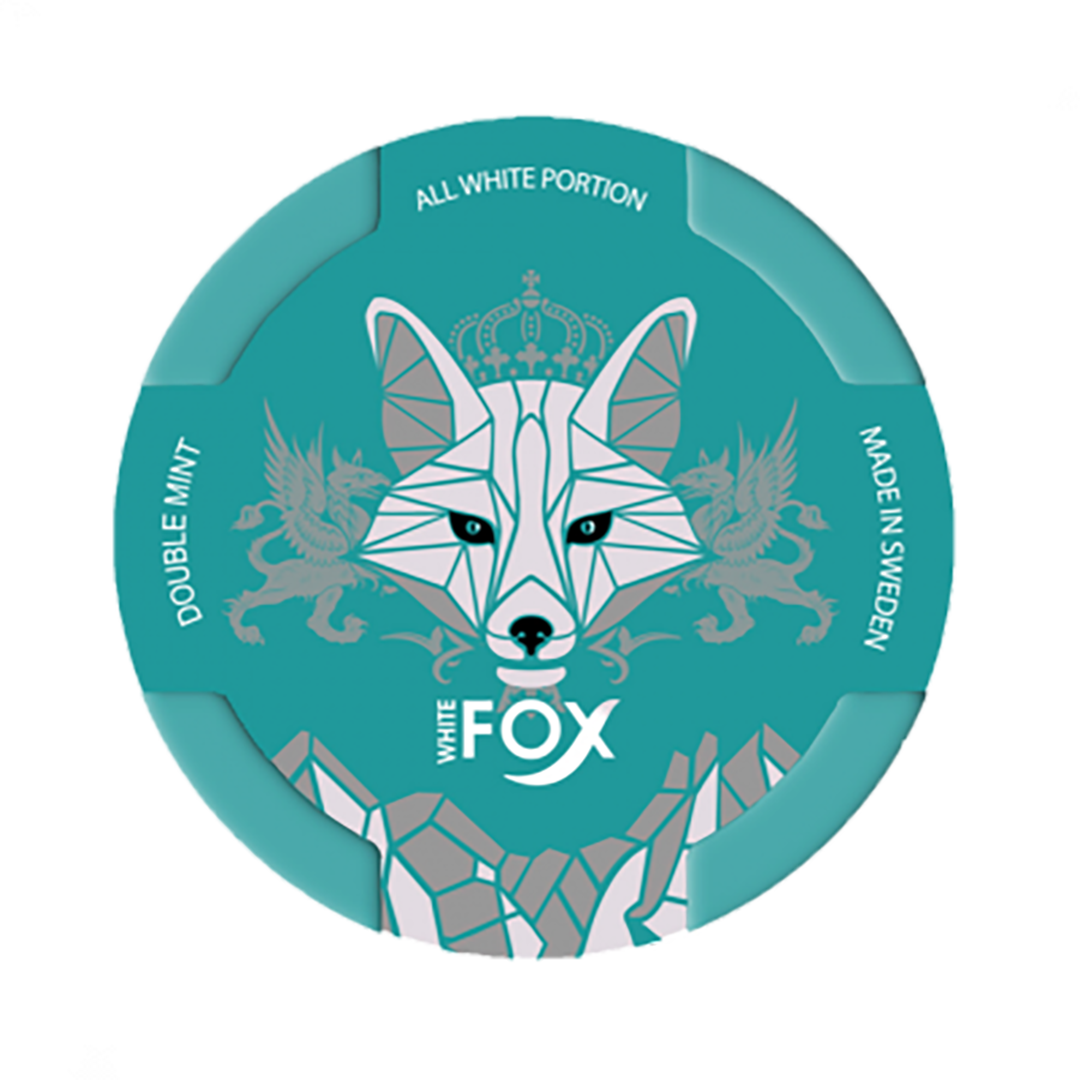 White Fox Snus - Double Mint - 12mg/pouch