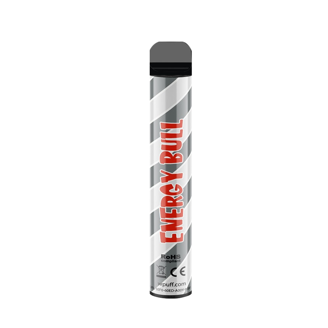 Wpuff Magnum Liquideo - ENERGY BULL - Jetable 2000 Taffs 2% Jetable xvape.ma Maroc.