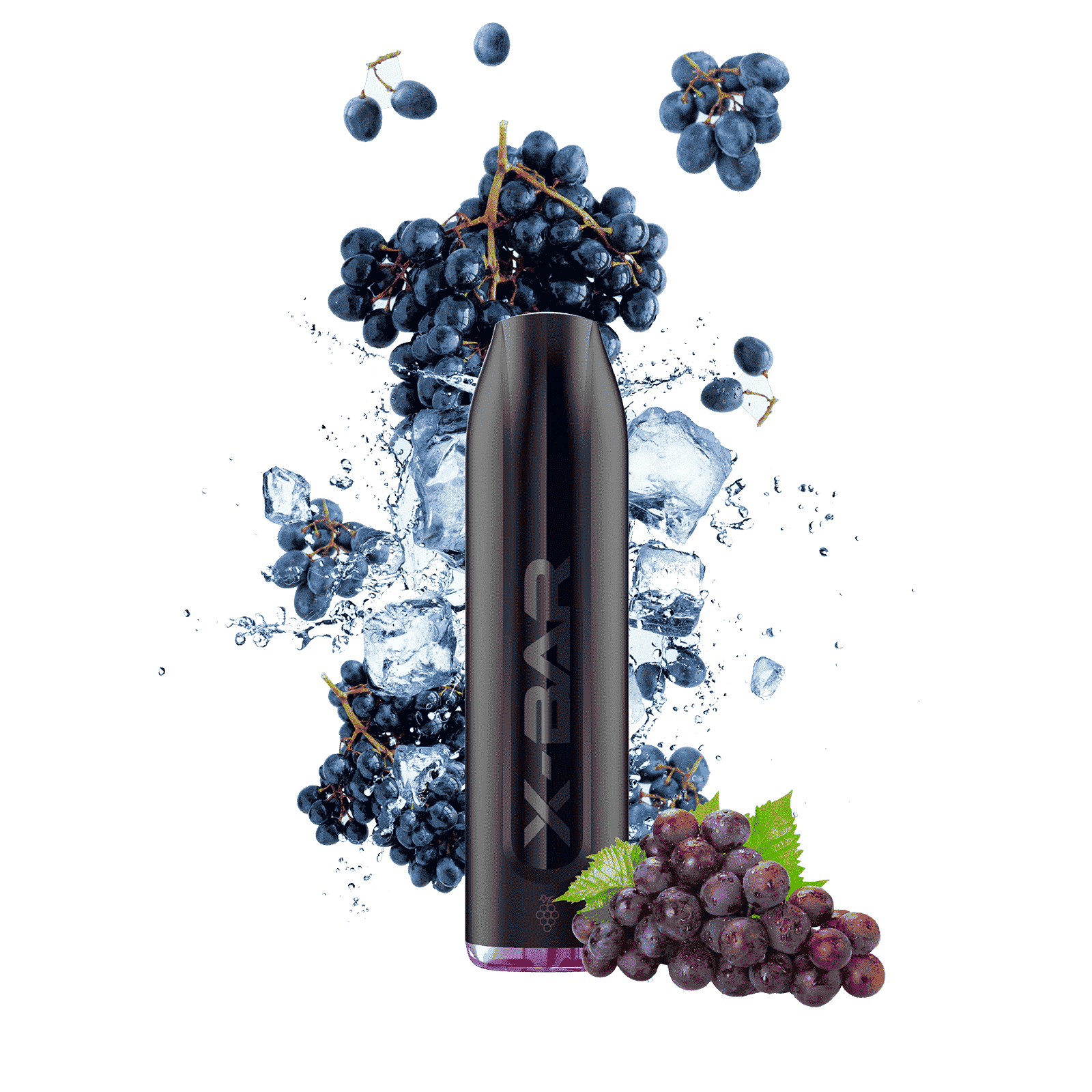 X-BAR PRO 1500 puffs - ICE GRAPE -  0%/  5%  Jetable  xvape.ma Maroc.
