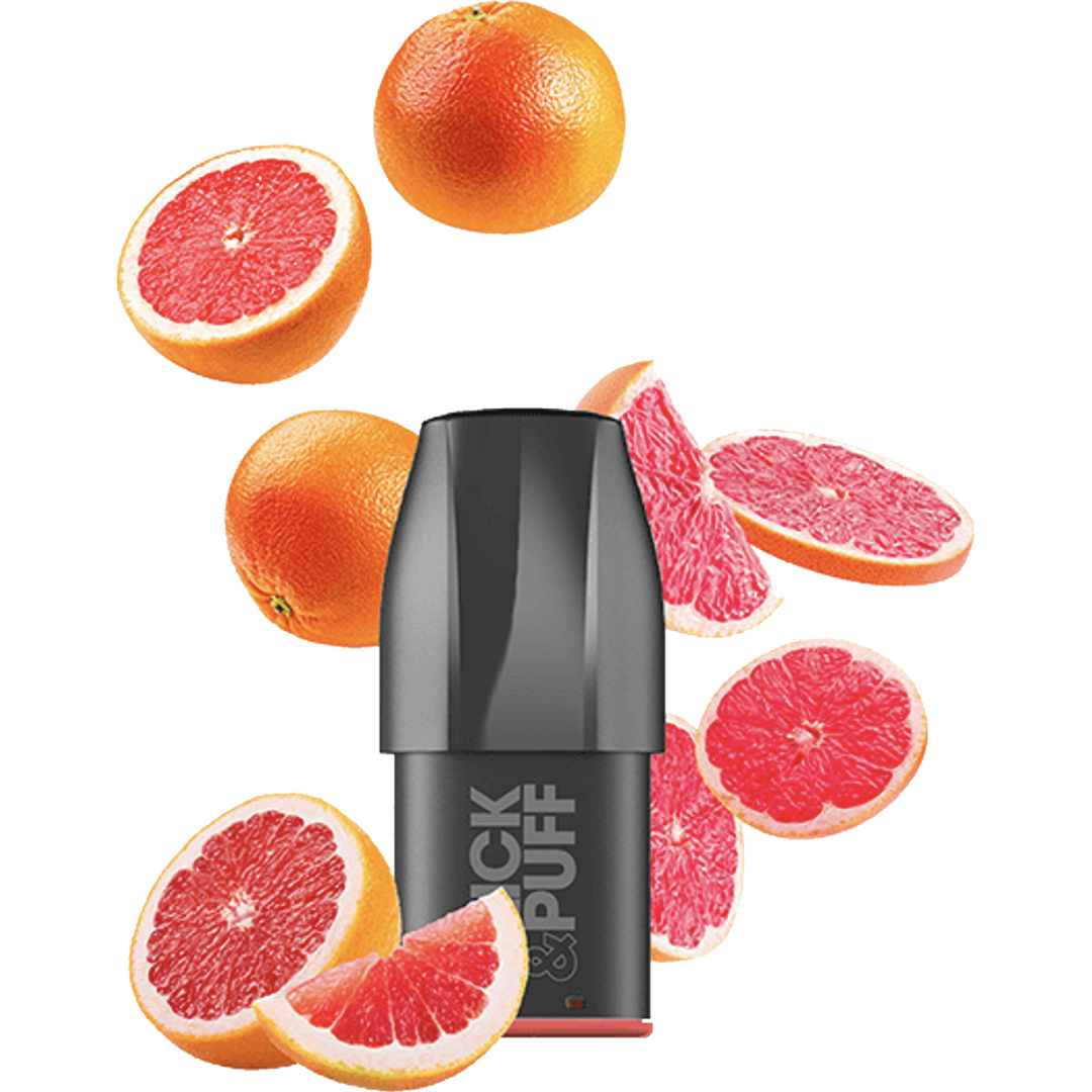 X-Bar Click & Puff Pod - Pamplemousse  Cartouches Pré-Remplies  xvape.ma Maroc.