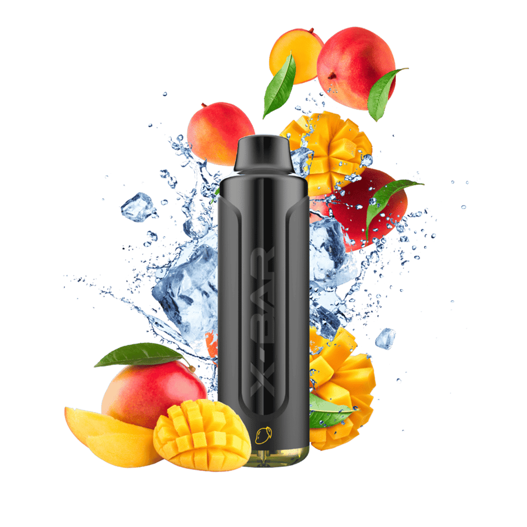 X-BAR MAX 6500 puffs - Ice Mango - 0% / 5%  Jetable  xvape.ma Maroc.