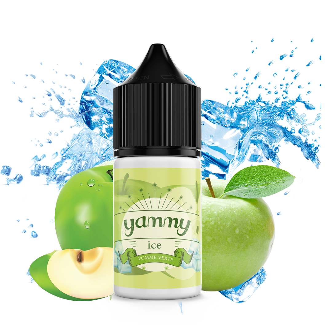 Yammy Pomme 30ml  E-liquide premium  xvape.ma Maroc.