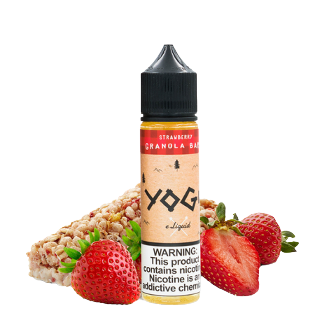 Yogi Strawberry granola Bar 60ml  E-liquide premium  xvape.ma Maroc.