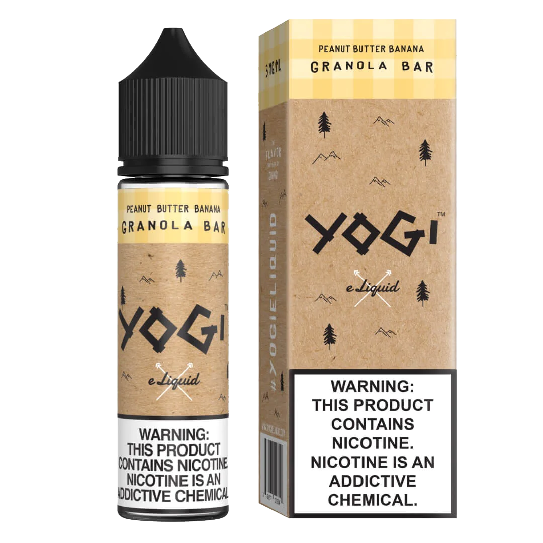 Yogi - Peanut Butter Banana 60ml  E-liquide premium  xvape.ma Maroc.